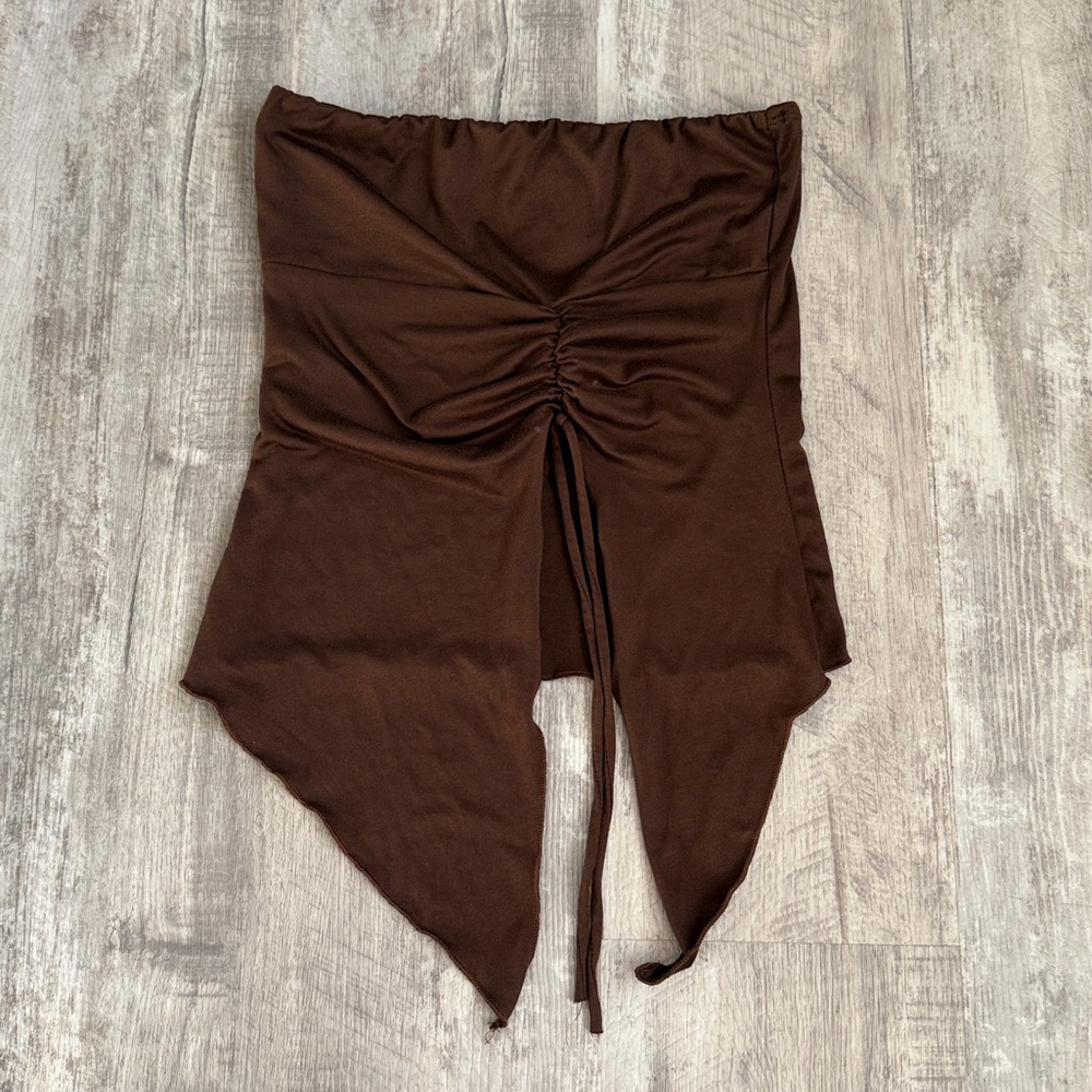 Just Polly Brown Shirt